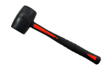 Fiberglass Injection Two Tone Handle Rubber Mallet